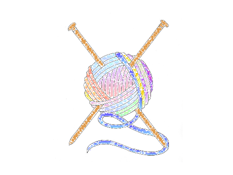Yarn Coloring Page remix