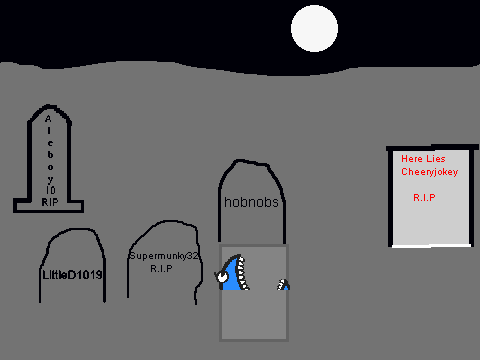Add a gravestone with your username on it!