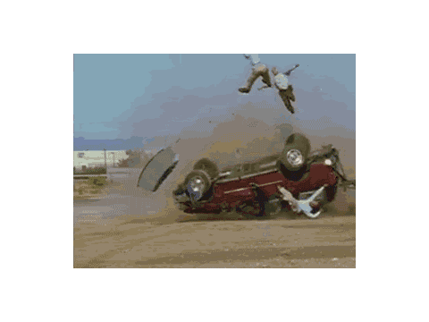 Car Crashes And Throws People Off While I Play Unfitting Music