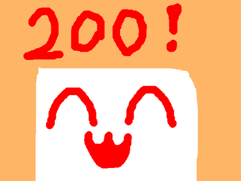 200 followers!