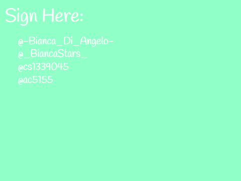 Sign Here If You're A PJO Fan remix remix