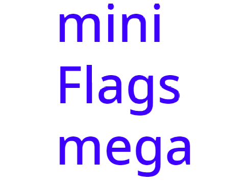 miniFlags mega