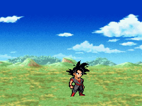 Evil Goku goes SSJ