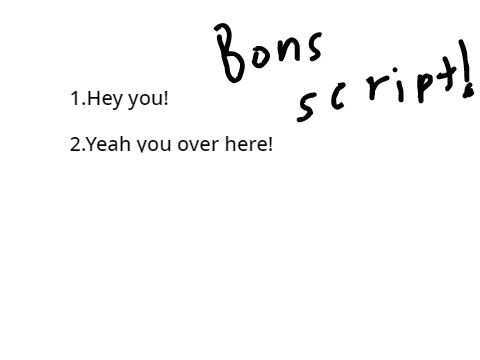 Bons Script