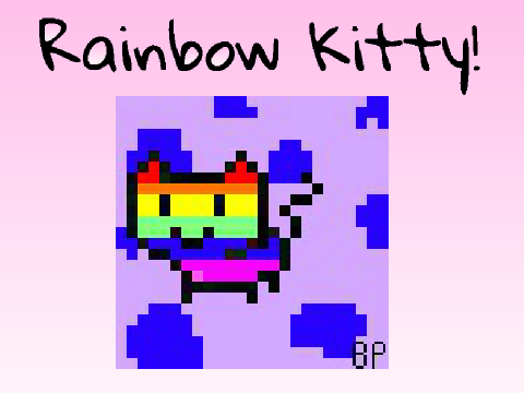 Rainbow Kitty Adoptable! OPEN