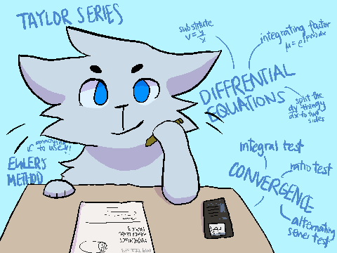 [4-year art + math improvement] :P