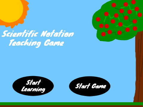 Scientific Notations Learning Game