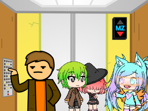 Add Yourself Waiting in the Elevator!