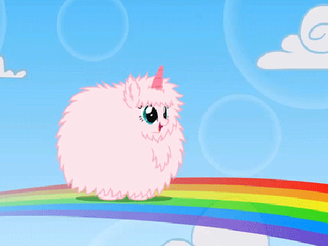 a pink fluffy unicorn