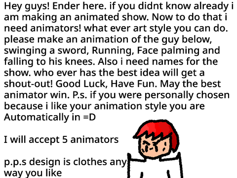 Animators And Names Needed!