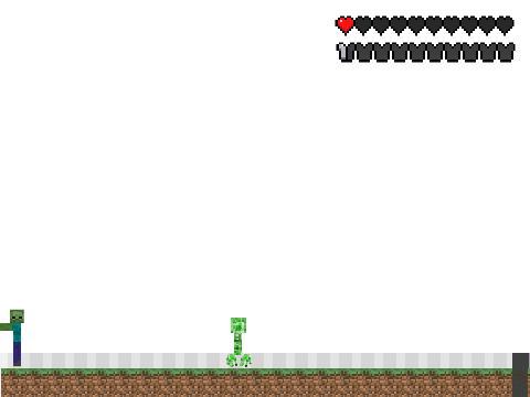 マインクラフトスクロールゲーム！