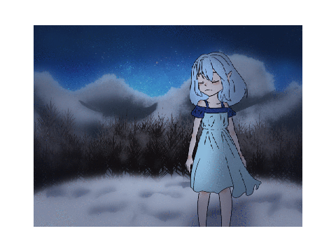 a winter night