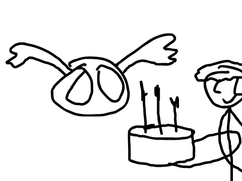 Happy late birthday to Blop