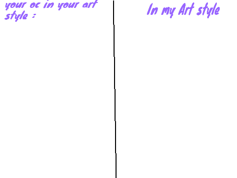 I'll draw your oc!