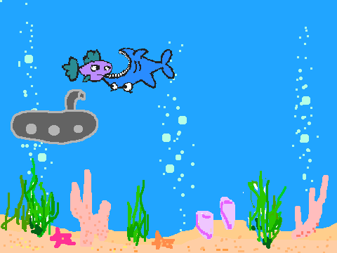 ahhh its a shark!! version EASY