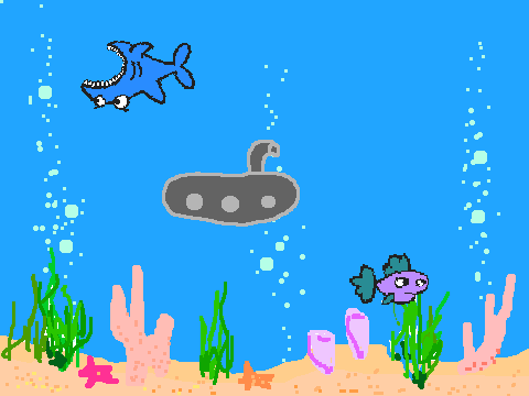 ahhh its a shark!! version EASY