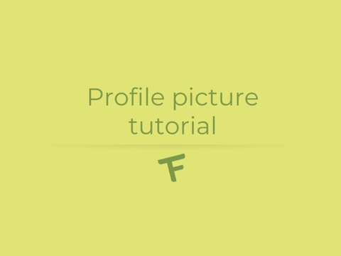 Profile picture tutorial