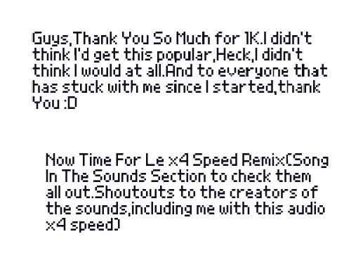 1000 Followers?! :O(Yes,its an animation)