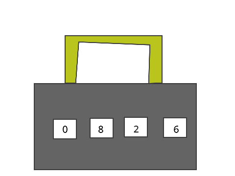 4-Numerical Digit Combination Lock