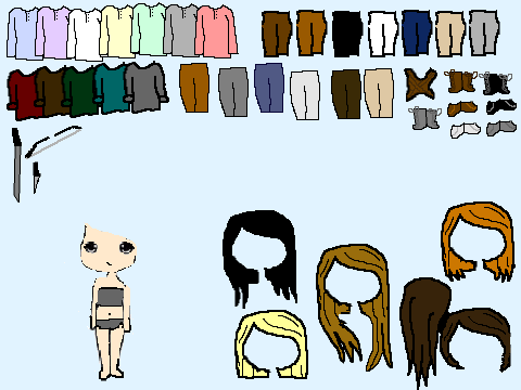  MAZE RUNNER Group B chibi girl dress up