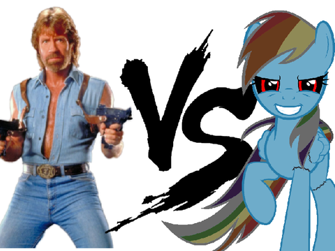 Chuck Norris vs Rainbow.exe