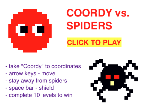 Coordy vs Spiders