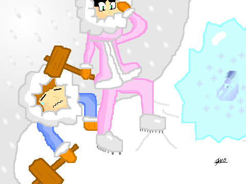 Ice climber fan art