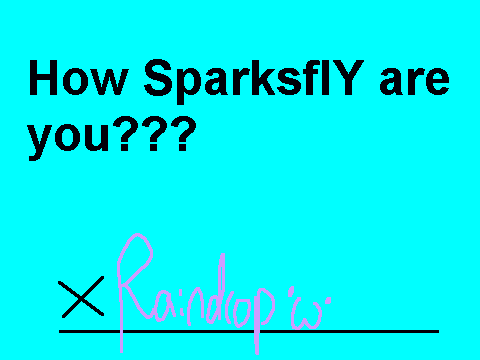 How much am I like SparksflY??