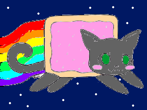 Nyan cat CC Mew mew mew mew mew mew mew mew mew