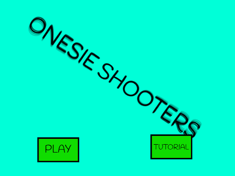 ONESIE SHOOTERS!