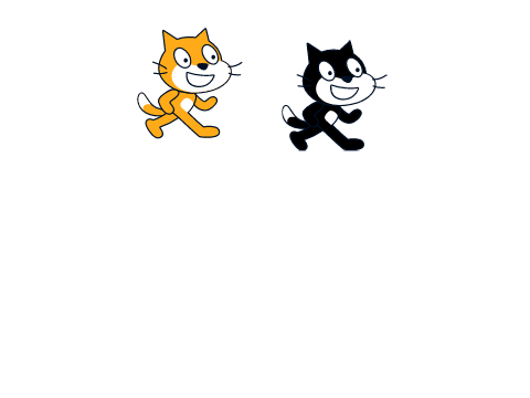 turn sprites black and white script