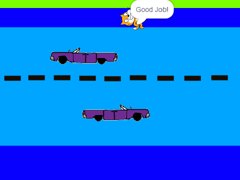 Cross the road