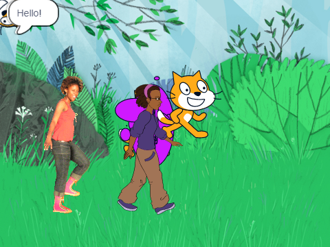 Run from scratch cat