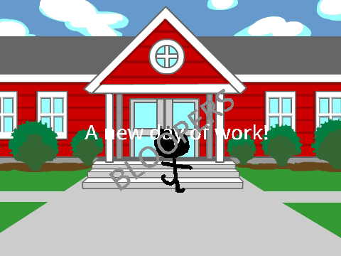 a new day of work! bloopers