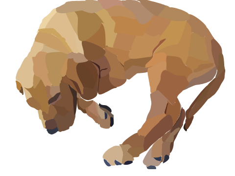Block Shading of my puppy!