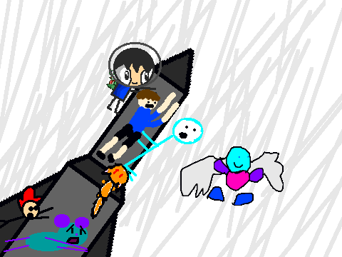 Add Yourself Holding Onto an Out-Of-Control Rocket!!!