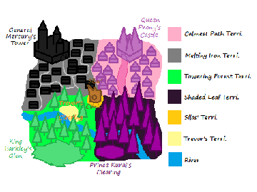 Pokemon: The Clash of Kingdoms - Map