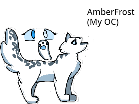 AmberFrost (my OC)+ OC art pieces 