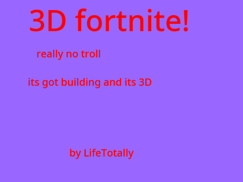 fortnite 3D