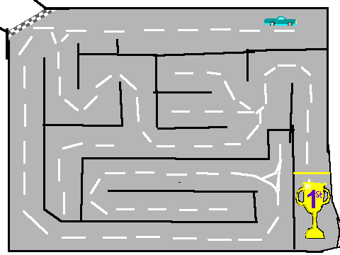 car maze