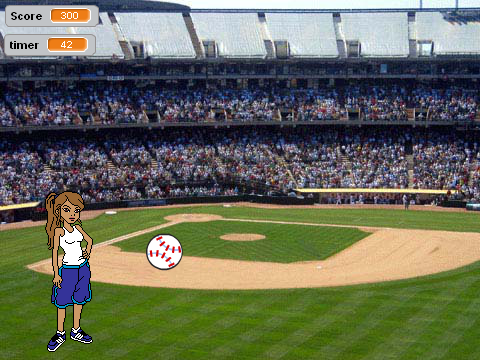 softball time catch game