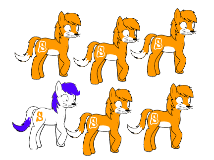 (Rarity) The mane 6 as scratch ponies