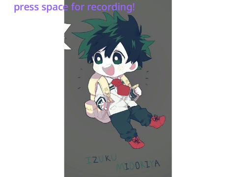 Deku Voice audition because I want to