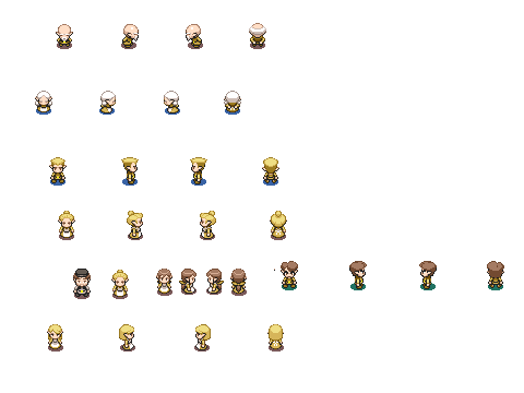Zelda villager sprites
