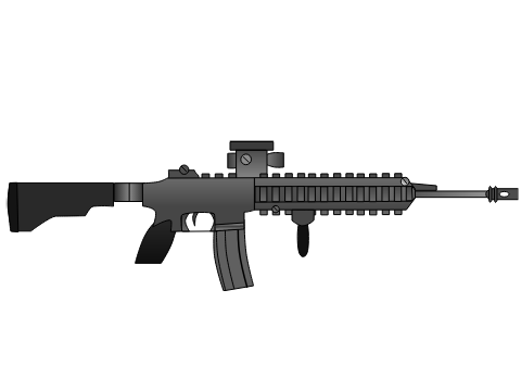 HK416(スコープ付きアサルトライフル)
