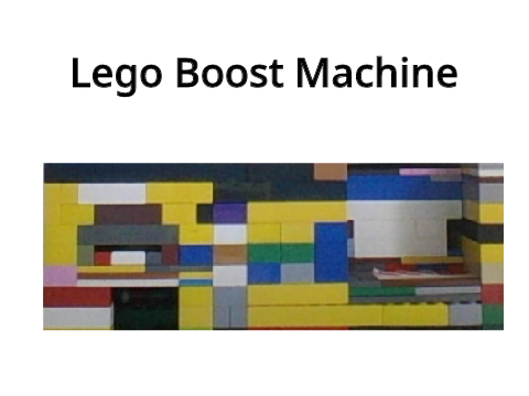 Lego Boost Machine