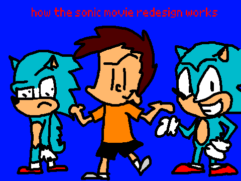 how the sonic movie redesign works