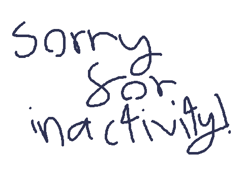 sorry for inactivity!