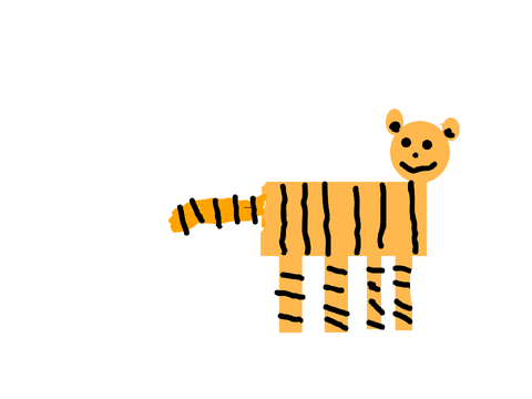 tiger black strips remix