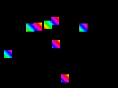 Rainbow squares